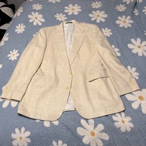 Elegant Men's Beige Blazer
